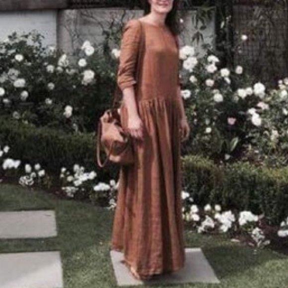 LA FEMME linen dress, size S - Picture 3 of 11